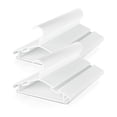thumbnail image 1 of Perchas para bebé BrFoYu, paquete de 100, antideslizantes, de plástico blanco, 1 of 8