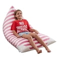 thumbnail image 1 of Housses de Pouf Posh Living Rose Microfibre 55"x35 Pouces Rangement en Microfibre, 1 of 8