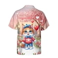 thumbnail image 2 of Happy Valentine’s Day Adorable Maine Coon Kitten Holding Heart Balloon Hawaiian Shirt Breathable Summer Unisex Merch Cat Lover Kitten Owner Gifts - 00030, 2 of 6
