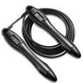 thumbnail image 1 of Cuerda para saltar deportiva, cuerda para saltar inalámbrica con contador, cuerda para saltar para ejercicios, cuerda para saltar de velocidad 4 en 1 con kilometraje y conteo digital JM, 1 of 5