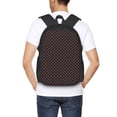 thumbnail image 4 of Fotbe Red and white polka dots Mochila para Hombre y Mujer - Tela Oxford 600D Resistente - Mochila Impermeable de Gran Capacidad para Escuela, Viajes y Senderismo, 4 of 6