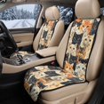 thumbnail image 2 of CHAQLIN Cats Car Seat Covers for Front Seats for Pet, Washable Non Slip Car Front Seat Covers for Most Sedan SUV, Polyester Fabric Automotive Protector Pads, 2 of 7