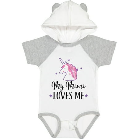 

Inktastic My Mimi Loves Me Unicorn Gift Baby Girl Bodysuit