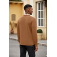 thumbnail image 4 of COOFANDY Men's Classic Fit Casual Long Sleeve Plaid Collar Polo Shirt, 4 of 5