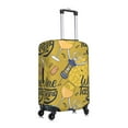 thumbnail image 3 of Fotbe White Wine Seamless Luggage Cover Protector,Suitcase Protector,Scratch and Dirt Resistant,Fits 18-32 Inch Luggage-Large, 3 of 9