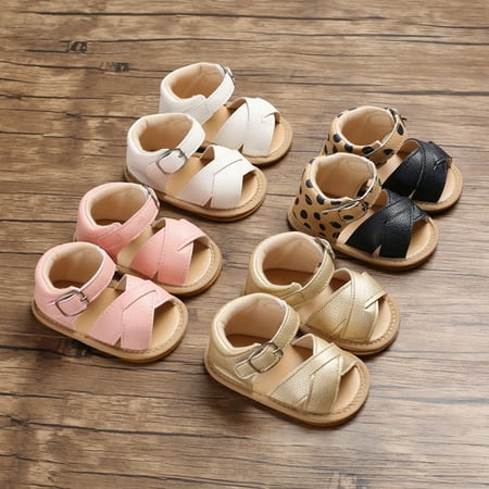 

SPRING PARK Infant Baby Girl Boy Sandals Comfort Premium Summer Outdoor Shoes Anti Slip Rubber Sole Toddler Prewalker First Walking Shoes