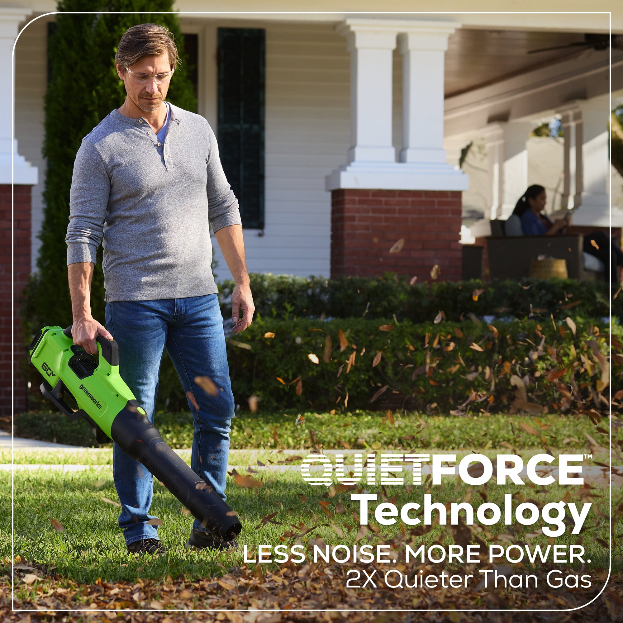 Greenworks 60V 630 CFM 170 MPH Leaf Blower with 2.5 Ah Battery & 3 Amp Charger 2429902