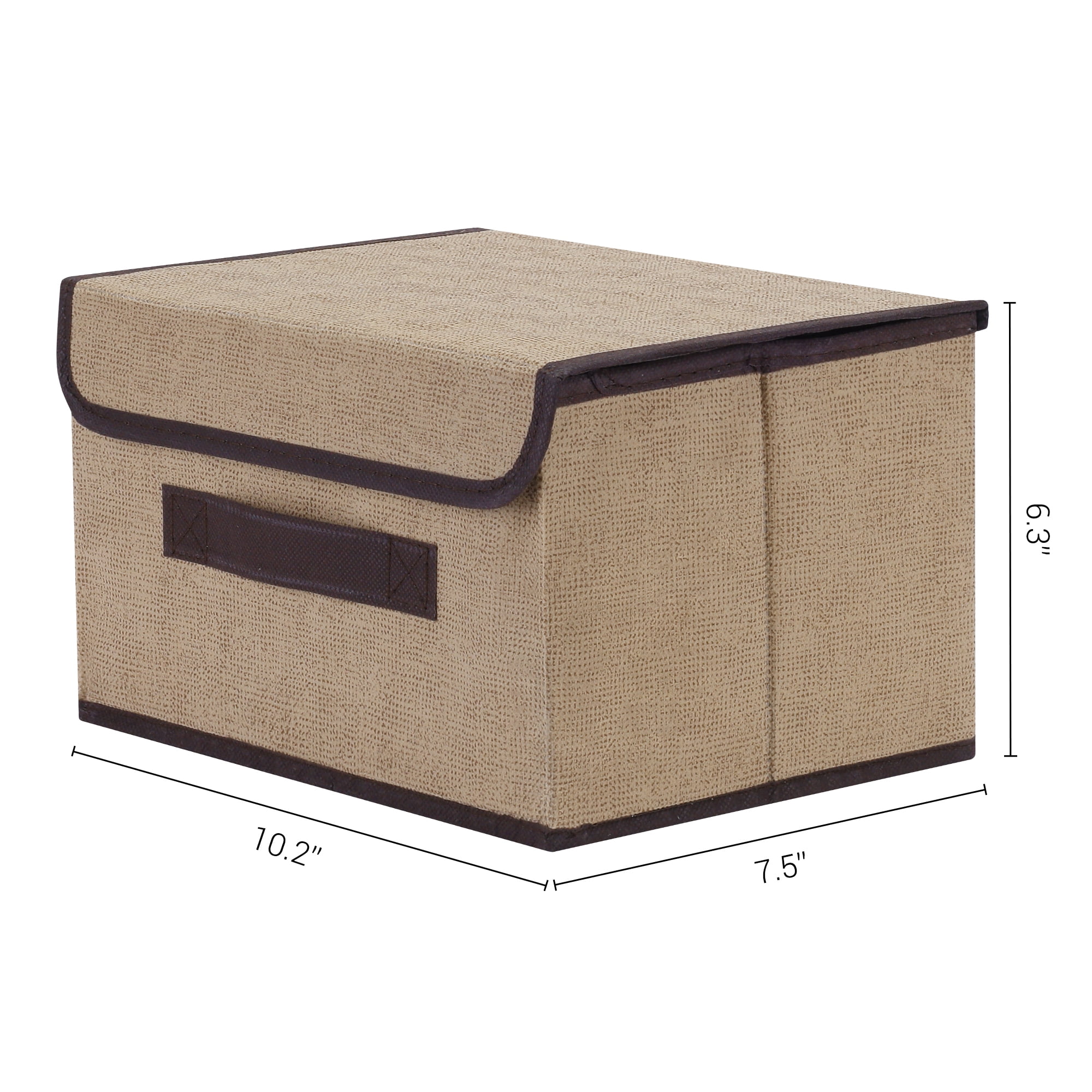 Unique Bargains 1 Pack Clothes Storage Bags Moving Bags Brown 10.2*7.5*6.3in
