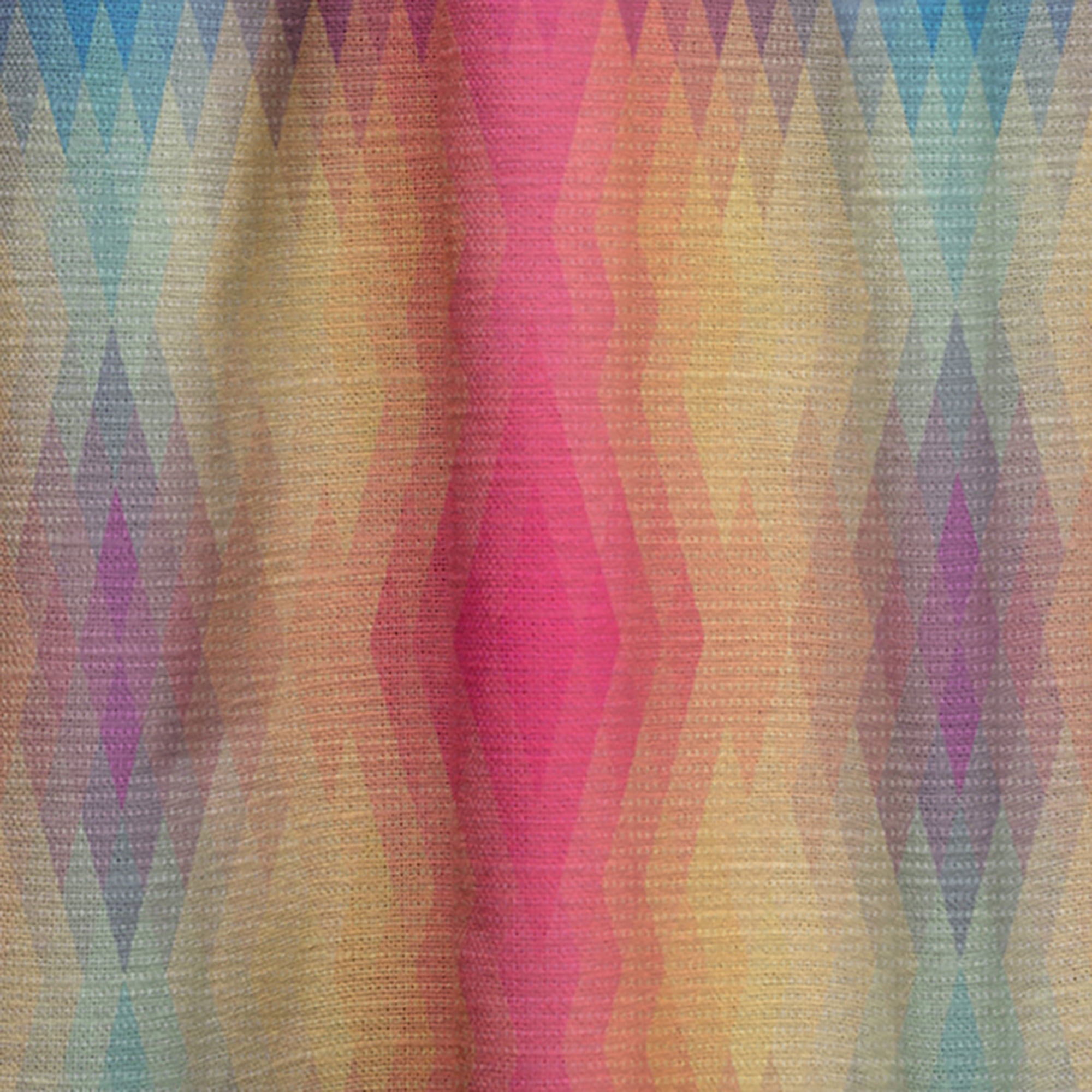 Designart 'Triangular Shapes Colourfields VIII' Modern Curtain Panel