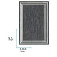 thumbnail image 2 of Livabliss Eagean Vintage Indoor/Outdoor Area Rug,8'10" x 12',Charcoal, 2 of 7