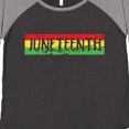 thumbnail image 4 of Inktastic Juneteenth Banner in Red Yellow and Green Women's Plus Size T-Shirt, 4 of 5