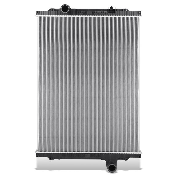 DNA Motoring OE Style 2-Row Aluminum Core Downflow Radiator for 08-15 Kenworth W900 T660 T880