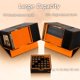 thumbnail image 3 of Deck Box, bandeja de dados y torre 2 en 1 para MTG Commander, color negro y naranja, 3 of 6