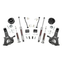 Rough Country 4" Lift Kit (fits) 2009-2018 RAM Truck 1500 2WD includes N3 Shocks Knuckle Suspension System 30730