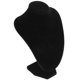 thumbnail image 3 of Black Necklace Display Stand for Jewelry Organizer and Photo Prop Plastic Fabric 10.2x6.3x14.2 Inches, 3 of 4