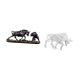thumbnail image 5 of Figura De Toro De Resina Moderna, Estatua De Oso Y Toro Feng Shui, Escultura Abstracta De Vaca Y Ganado, Obra De Arte Coleccionable Para Escritorio, Entrada, Mesa, Estante, Oficina, Regalos De, 5 of 8