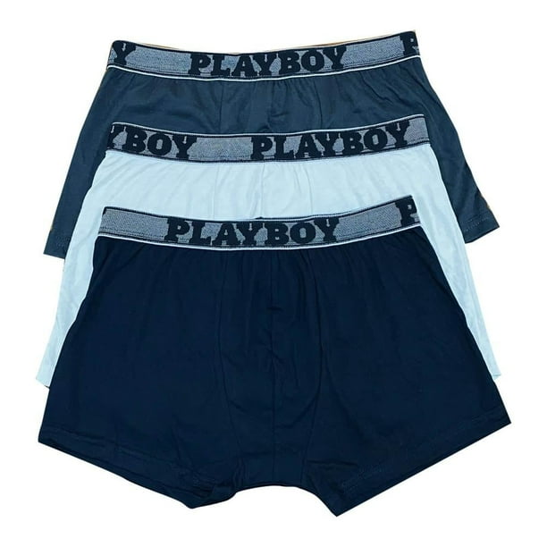 Bóxer Playboy Talla EX Multicolor 3 Piezas