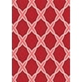 thumbnail image 1 of Ahgly Company Tapis Rectangulaire Rouge Lavable en Machine, 5 Pieds x 8 Pieds, 1 of 7