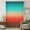 Red Teal Green, variant on Teal Burnt Orange Ombre Sheer Curtains 72 Inches Long, Contemporary Gradient Abstract Art Light Filering Curtains, Breathable Simi Curtain Privacy Drapes for Living Room Bedroom Window Treatment