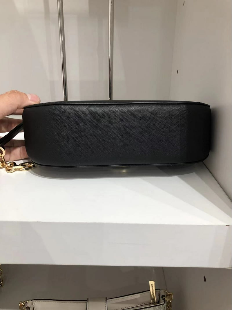Michael Kors Carmen XS Leather Handbag, Black, Shoulder Bag with