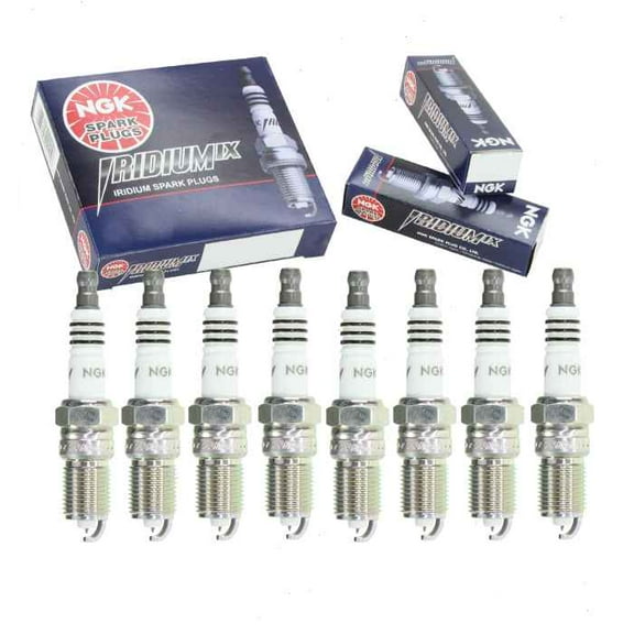 8 pc NGK Iridium IX Spark Plugs compatible with GMC Envoy XL 5.3L V8 2003-2006