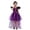 R15/A, variant on Vividxx Girls Dress Kids Girls Witch Halloween Rainbow Black Gown Fancy Dress Up Party Tulle Dresses Hallowmas 8-9 Years