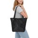 thumbnail image 2 of Fotbe Abstract Black And White Waves Bolsa de Playa con Estampado, Bolsa de Hombro, Bolsa de Mano Espaciosa, Bolsa de Viaje Ligera, Bolsa de Compras Versátil, 2 of 6