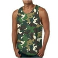 thumbnail image 2 of ALLLIST Sleeveless Mens Tank Tops Summer White Pullover Casual Camouflage Shirts for Men Size S-4XL, 2 of 5