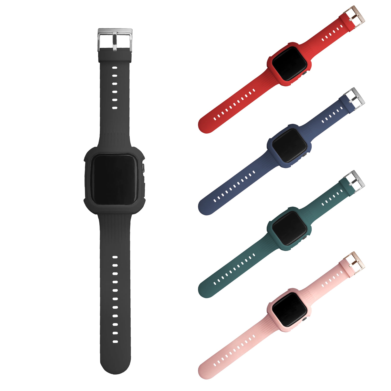 1x Compatible Für Fitbit Charge 3 Armband TPU Schutzhülle Protective Case Cover 