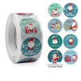 thumbnail image 3 of Pegatinas de regalo de Navidad, pegatinas de sellado decorativas, etiquetas autoadhesivas de recompensa de Feliz Navidad, fiesta del Día de los niños, 3 of 4