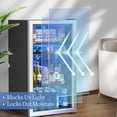 thumbnail image 5 of UrbanSync Beverage Refrigerator with Glass Door, 3.2 Cu.ft Mini Fridge with Adjustable Shelves for Soda, Beer, Home/Office/Bar, 5 of 8
