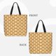 thumbnail image 2 of Disketp Submarine Sub Sandwich Bolsa Tote de Lona para Mujer, Bolso de Hombro y Cruzado con Cierre de Cremallera, 2 of 7