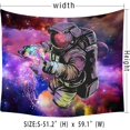 thumbnail image 3 of Liangnv Tapices De Astronauta Tapiz De Pared Tapiz Hippie Bohemio Tapiz Espacial De Fantasía Colgante De Pared Trippy Galaxy Planet Arte De Pared para Decoración De Dormitorio, 3 of 5