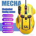 thumbnail image 6 of Hmhnsya G6 Wired RGB Ergonomic Gaming Mouse, 12 Programmable Buttons, 6 of 8
