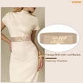 thumbnail image 2 of WHIPPY Women's Elastic Wide Belt Ladies Stretch Cinch Waist Belts for Dresses, 2 of 6