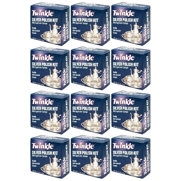 Malco Twinkle Silver Polish Set 4.38 oz, 12 Pack