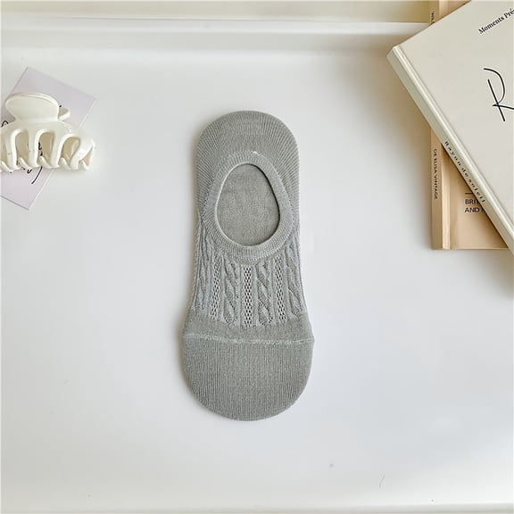 Hot Sales No Show Dress Socks for Women Under $2 GIJNRIUIUA Green No-Show Socks No Show Socks for Women Cotton Mesh Ventilating Liner Socks No Slip Low Cut Socks for Sneakers Crew Socks
