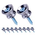 thumbnail image 6 of OUNONA Guitar Strap Lock Buttons Metal Set for Acoustic & Electric Guitars, and Easy Installation, 6 of 8