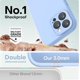 thumbnail image 4 of Funda de Silicona Premium, Forro de Microfibra Suave, para iPhone 16 Pro de 6.3 Pulgadas, Azul Claro, 4 of 7