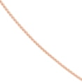 thumbnail image 4 of 14K Rose Gold Women's 18" 1.25mm Round Wheat Chain Necklace, 4 of 4