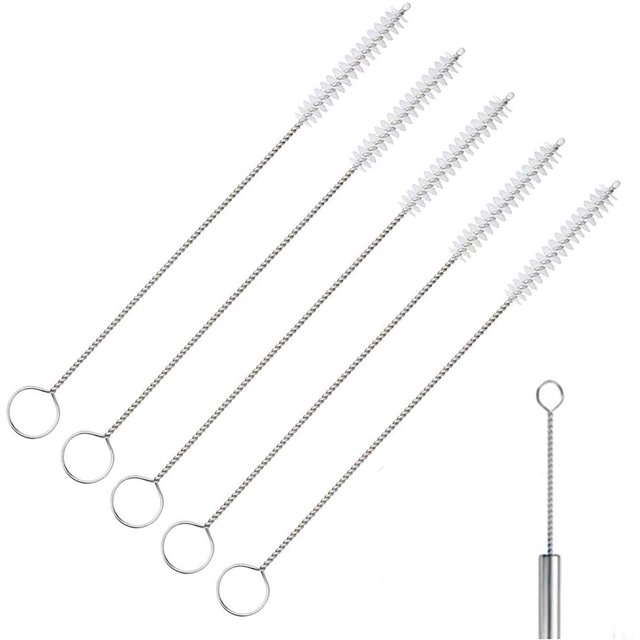 Cepillos de limpieza de cepillos de paja Cepillos de limpieza de paja de acero inoxidable MFZFUKR LKX-0436