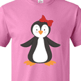 thumbnail image 4 of Inktastic Cute Penguin, Little Penguin, Penguin with Bow T-Shirt, 4 of 5