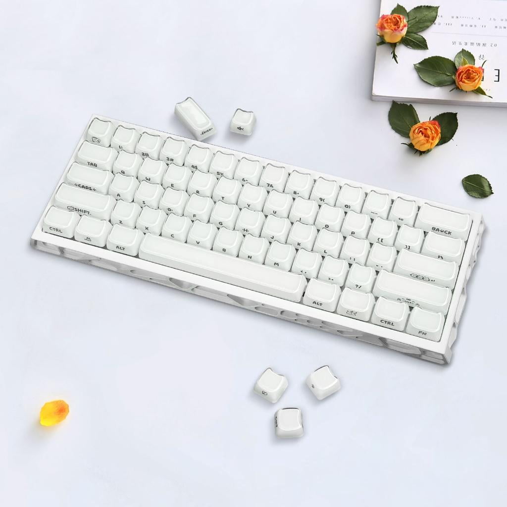 MAO Ergonomic Profile 119 Keycap Set In Frosted Jelly Finish With Side Printed Characters For Gaming Keyboards