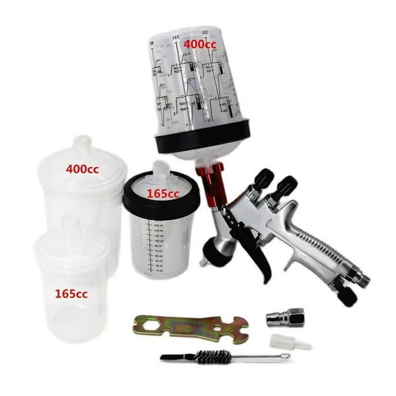Mini Spray Gun Paint Spray Gun Air Spray Gun With 165 /400cc Spray Gun Paint Mixing Cup And Adapter 1.2mm Nozzle Airbrush ,Advanced technology