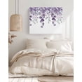 thumbnail image 3 of Purple Teal Botanical Wall Art for Living Room,Canvas Picture Wall Decor for Bathroom Bedroom,Watercolor Spring Eucalyptus Leaves Painting Artwork for Office Kitchen Hallway Dining Room Decor 24"x32", 3 of 8
