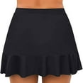 thumbnail image 4 of Gufahion Women's Ruffle Swimdress Swim Skirt Bikini Bottom Swim Short, XL, 4 of 6