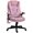 Rose, variante sur Vinsetto Chaise de Bureau de Massage avec Vibration à 6 Points, Rose