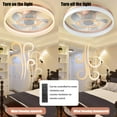 thumbnail image 3 of Yiwa Flush Mount Modern Ceiling Fans with Light for Bedroom Dining Room, 3 of 8