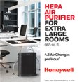 Honeywell Allergen Plus HEPA Air Purifier, 465 sq ft ,Wildfire/Smoke, Pollen, Pet Dander, Dust, HPA300 - image 10 of 13