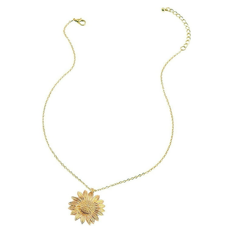 Sunflower necklace hotsell walmart